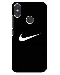 Чехол для Xiaomi Mi A2 с картинкой «Минималистический Найк»