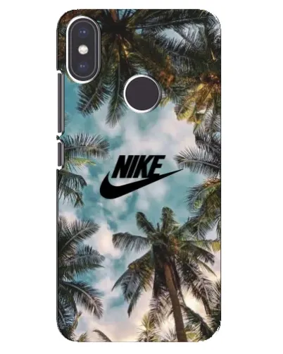 Чехол для Xiaomi Mi A2 с картинкой «Тропический принт Nike» Чехол для Xiaomi Mi A2 с картинкой «Тропический принт Nike»