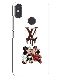 Чехол для Xiaomi Mi A2 с картинкой «LV и Микки Маус» Чехол для Xiaomi Mi A2 с картинкой «LV и Микки Маус»