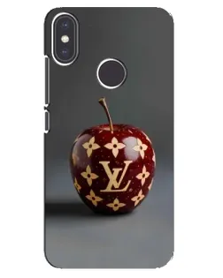 Чехол для Xiaomi Mi A2 с картинкой «Красное яблоко LV»