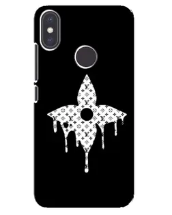 Чехол для Xiaomi Mi A2 с картинкой «Цветочная монограмма»