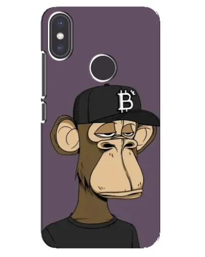Чехол для Xiaomi Mi A2 с картинкой «Bored Ape в кепке» Чехол для Xiaomi Mi A2 с картинкой «Bored Ape в кепке»