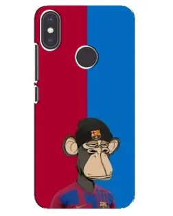 Чохол для Xiaomi Mi A2 з картинкою «Bored Ape — фанат Барси» Чохол для Xiaomi Mi A2 з картинкою «Bored Ape — фанат Барси»