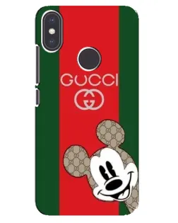 Чохол для Xiaomi Mi A2 з картинкою «Gucci — смуги та Міккі»