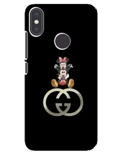 Чохол для Xiaomi Mi A2 з картинкою «Мінні Маус на лого»