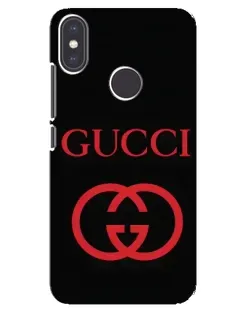 Чохол для Xiaomi Mi A2 з картинкою «Gucci — червоний логотип»