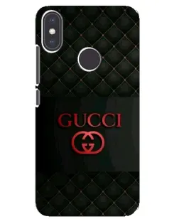 Чохол для Xiaomi Mi A2 з картинкою «Gucci — стьобаний чорний»