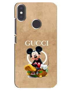 Чохол для Xiaomi Mi A2 з картинкою «Міккі Маус Gucci — крафт»