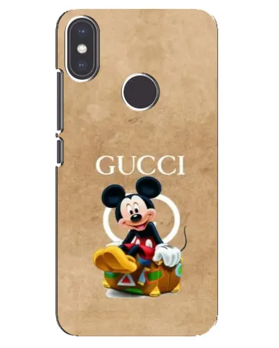 Чохол для Xiaomi Mi A2 з картинкою «Міккі Маус Gucci — крафт» Чохол для Xiaomi Mi A2 з картинкою «Міккі Маус Gucci — крафт»