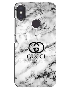 Чохол для Xiaomi Mi A2 з картинкою «Gucci — мармуровий шик»