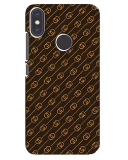 Чохол для Xiaomi Mi A2 з картинкою «Gucci — золоті діагоналі»