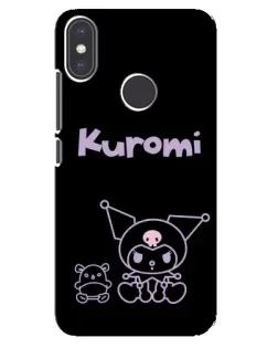 Чехол для Xiaomi Mi A2 с картинкой «Kuromi — черный минимализм» Чехол для Xiaomi Mi A2 с картинкой «Kuromi — черный минимализм»