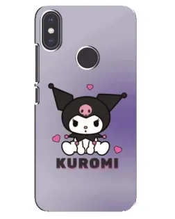Чехол для Xiaomi Mi A2 с картинкой «Kuromi — фиолетовый арт» Чехол для Xiaomi Mi A2 с картинкой «Kuromi — фиолетовый арт»