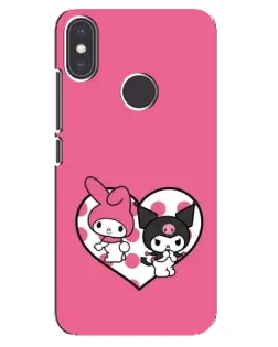 Чехол для Xiaomi Mi A2 с картинкой «Kuromi и My Melody» Чехол для Xiaomi Mi A2 с картинкой «Kuromi и My Melody»