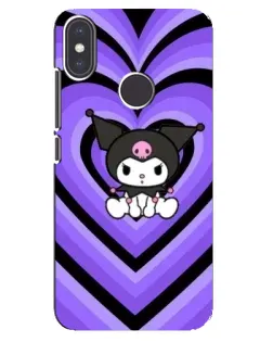 Чехол для Xiaomi Mi A2 с картинкой «Kuromi и фиолетовые сердца» Чехол для Xiaomi Mi A2 с картинкой «Kuromi и фиолетовые сердца»