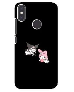 Чехол для Xiaomi Mi A2 с картинкой «My Melody и Kuromi» Чехол для Xiaomi Mi A2 с картинкой «My Melody и Kuromi»