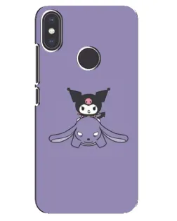 Чехол для Xiaomi Mi A2 с картинкой «Kuromi на лиловом фоне» Чехол для Xiaomi Mi A2 с картинкой «Kuromi на лиловом фоне»
