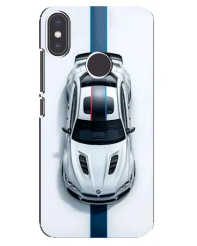 Чехол для Xiaomi Mi A2 с картинкой «Вид сверху — BMW M»