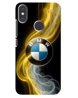 Чехол для Xiaomi Mi A2 с картинкой «Золотистый дым BMW» Чехол для Xiaomi Mi A2 с картинкой «Золотистый дым BMW»