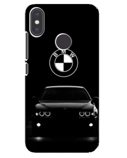 Чехол для Xiaomi Mi A2 с картинкой «BMW — взгляд из темноты» Чехол для Xiaomi Mi A2 с картинкой «BMW — взгляд из темноты»