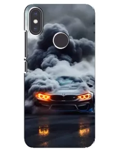 Чехол для Xiaomi Mi A2 с картинкой «BMW в дыму» Чехол для Xiaomi Mi A2 с картинкой «BMW в дыму»