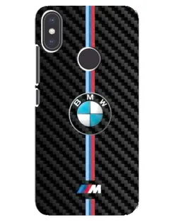 Чехол для Xiaomi Mi A2 с картинкой «Эмблема BMW и карбон» Чехол для Xiaomi Mi A2 с картинкой «Эмблема BMW и карбон»