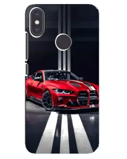 Чехол для Xiaomi Mi A2 с картинкой «Красная BMW на дороге» Чехол для Xiaomi Mi A2 с картинкой «Красная BMW на дороге»