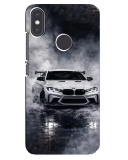 Чехол для Xiaomi Mi A2 с картинкой «BMW сквозь туман» Чехол для Xiaomi Mi A2 с картинкой «BMW сквозь туман»