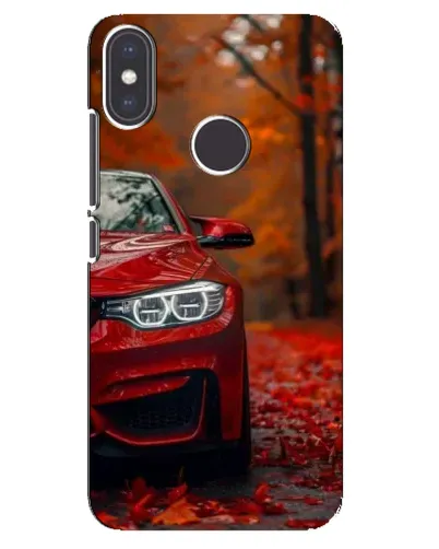 Чехол для Xiaomi Mi A2 с картинкой «Осенняя BMW M4»