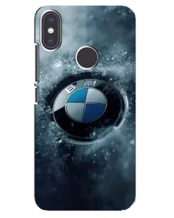 Чехол для Xiaomi Mi A2 с картинкой «Логотип BMW — лед» Чехол для Xiaomi Mi A2 с картинкой «Логотип BMW — лед»