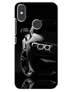 Чехол для Xiaomi Mi A2 с картинкой «Черная BMW — профиль» Чехол для Xiaomi Mi A2 с картинкой «Черная BMW — профиль»