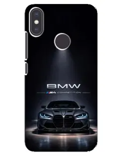 Чехол для Xiaomi Mi A2 с картинкой «BMW сквозь ночной город» Чехол для Xiaomi Mi A2 с картинкой «BMW сквозь ночной город»