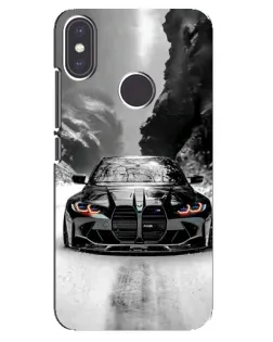 Чехол для Xiaomi Mi A2 с картинкой «BMW — акварельный дрифт» Чехол для Xiaomi Mi A2 с картинкой «BMW — акварельный дрифт»