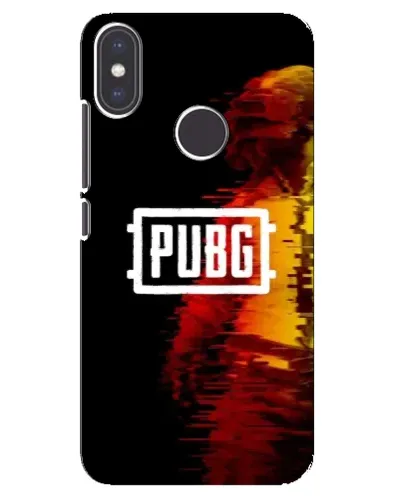 Чохол для Xiaomi Mi A2 з картинкою «Яскравий логотип PUBG»