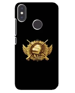 Чохол для Xiaomi Mi A2 з картинкою «PUBG — помаранчевий градієнт»