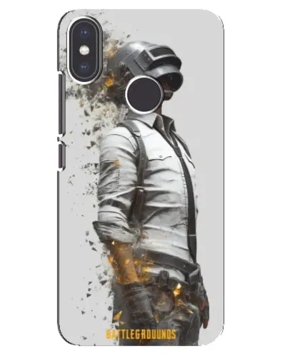 Чохол для Xiaomi Mi A2 з картинкою «PUBG — боєць у пилу»