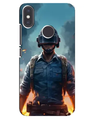 Чохол для Xiaomi Mi A2 з картинкою «PUBG — реалістичний герой»