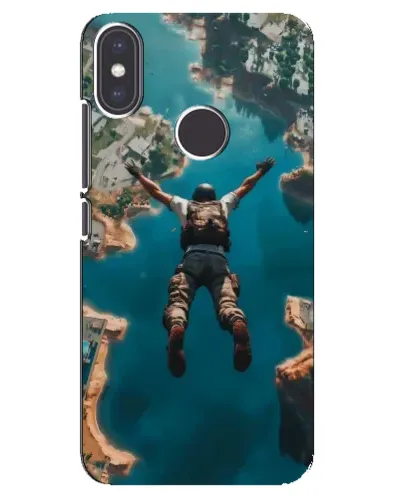Чохол для Xiaomi Mi A2 з картинкою «PUBG — вільне падіння»