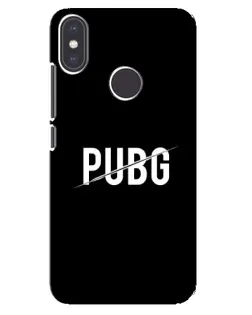 Чохол для Xiaomi Mi A2 з картинкою «PUBG — білий логотип»
