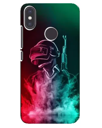 Чохол для Xiaomi Mi A2 з картинкою «PUBG — вогняний воїн»