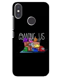 Чохол для Xiaomi Mi A2 з картинкою «Логотип Among Us»