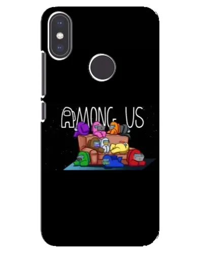Чохол для Xiaomi Mi A2 з картинкою «Логотип Among Us»
