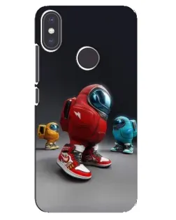 Чохол для Xiaomi Mi A2 з картинкою «Among Us — 3D стиль»