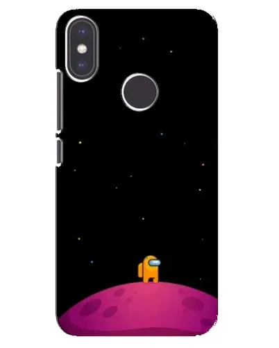 Чохол для Xiaomi Mi A2 з картинкою «Самотній герой на планеті»