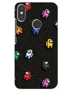 Чохол для Xiaomi Mi A2 з картинкою «Космічний патерн Among Us»