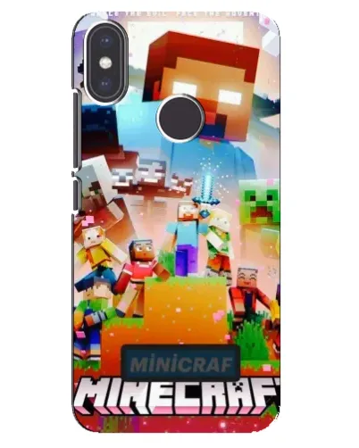 Чохол для Xiaomi Mi A2 з картинкою «Minecraft герої гри» Чохол для Xiaomi Mi A2 з картинкою «Minecraft герої гри»