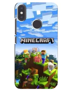 Чохол для Xiaomi Mi A2 з картинкою «Minecraft класичний світ» Чохол для Xiaomi Mi A2 з картинкою «Minecraft класичний світ»