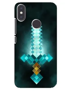 Чохол для Xiaomi Mi A2 з картинкою «Алмазний меч неон» Чохол для Xiaomi Mi A2 з картинкою «Алмазний меч неон»