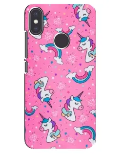 Чехол для Xiaomi Mi A2 с картинкой «Unicorn паттерн розовый» Чехол для Xiaomi Mi A2 с картинкой «Unicorn паттерн розовый»