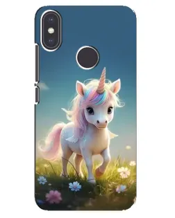 Чехол для Xiaomi Mi A2 с картинкой «Единорог на поляне» Чехол для Xiaomi Mi A2 с картинкой «Единорог на поляне»